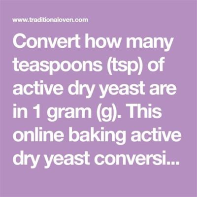 how many teaspoons in a package of active dry yeast - What's the most common mistake people make when measuring yeast?